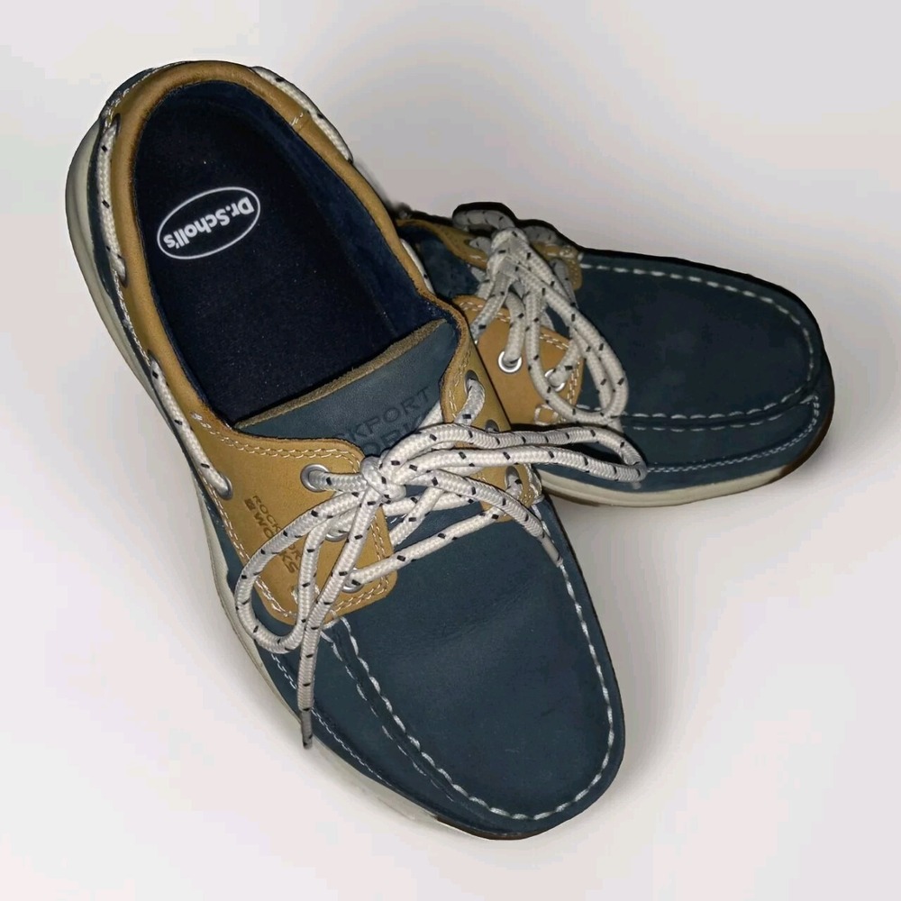 Women's Dr Scholls Rockport‎ Works Oxford Sailing Club Boat Shoes Size 8.5